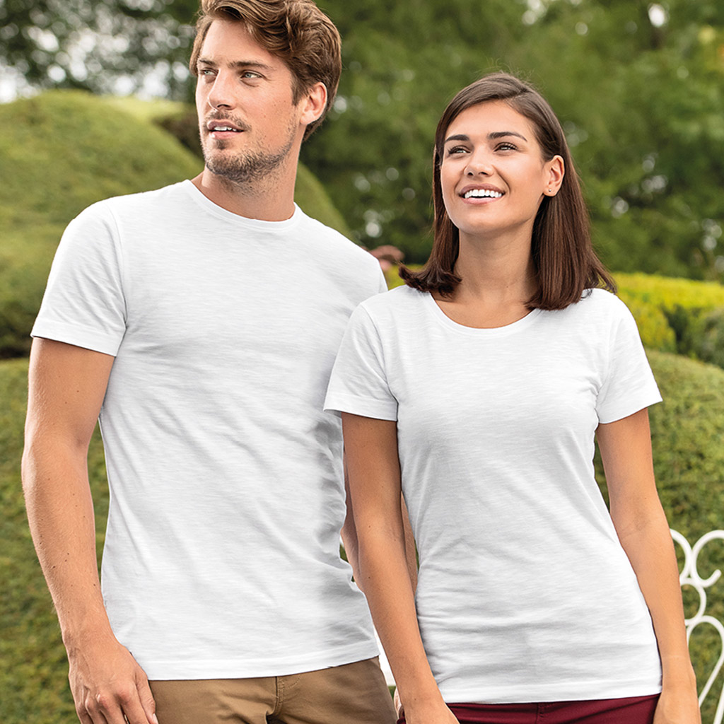 Pánské tričko Organic slub detail 1