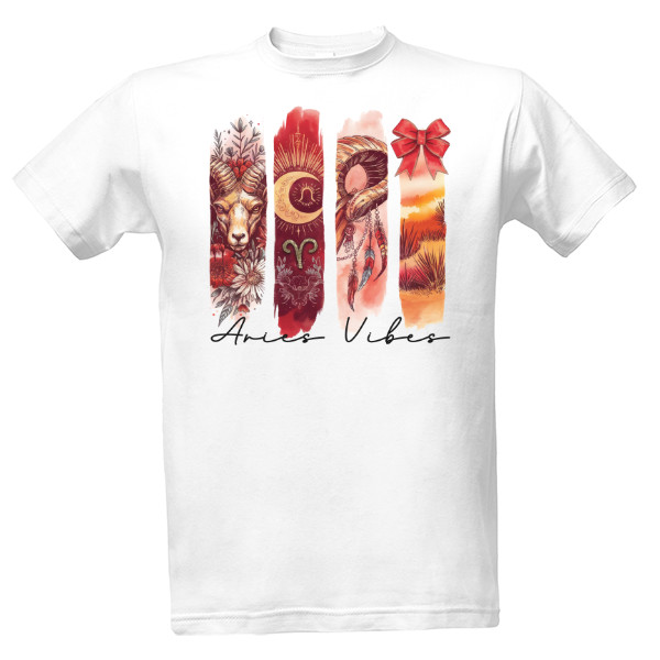 Tričko s potiskem Aries Vibes (Beran)