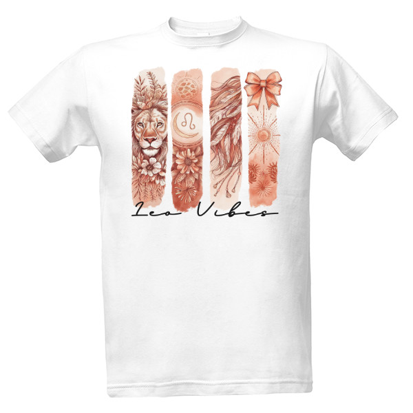 Tričko s potiskem Leo Vibes (Lev)
