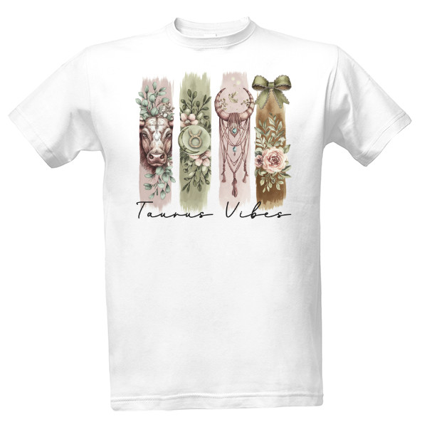 Tričko s potiskem Taurus Vibes (Býk)