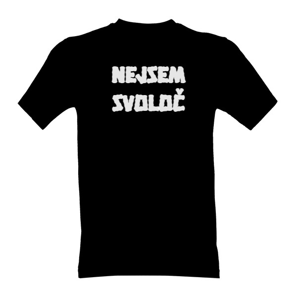 Tričko s potiskem Svoloč nesvoloč