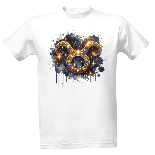 Tričko s potiskem Znamení Zvěrokruhu – Býk – Moderní Design