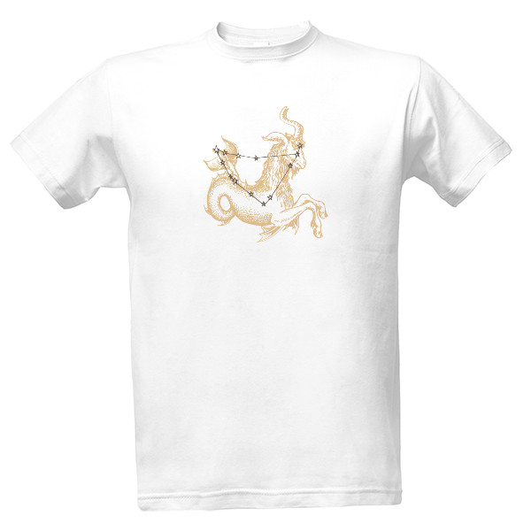 Tričko s potiskem Znamení Zvěrokruhu – Kozoroh – Tradiční