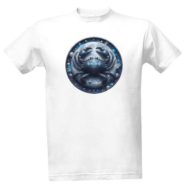 Tričko s potiskem Znamení Zvěrokruhu – Rak – Klasický Design