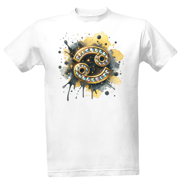 Tričko s potiskem Znamení Zvěrokruhu – Rak – Moderní Design