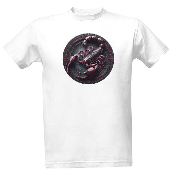 Tričko s potiskem Znamení Zvěrokruhu – Štír – Klasický Design