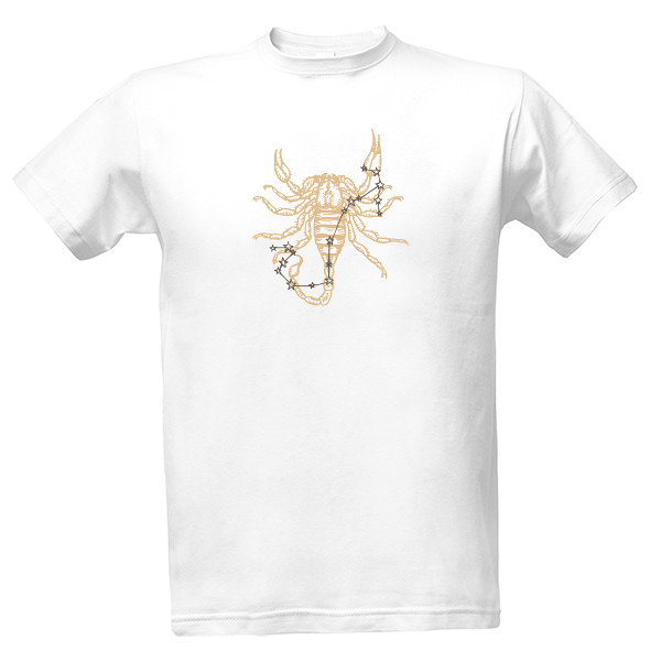 Tričko s potiskem Znamení Zvěrokruhu – Štír – Tradiční